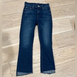 Mother Insider Crop Step Fray Jeans 25
